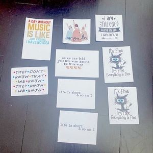 Redbubble sticker 9-pack